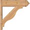 Ekena Millwork Funston Smooth Arts and Crafts Outlooker, Western Red Cedar, 7 1/2"W x 26"D x 26"H OUT08X26X26FST03SWR - alternate 4
